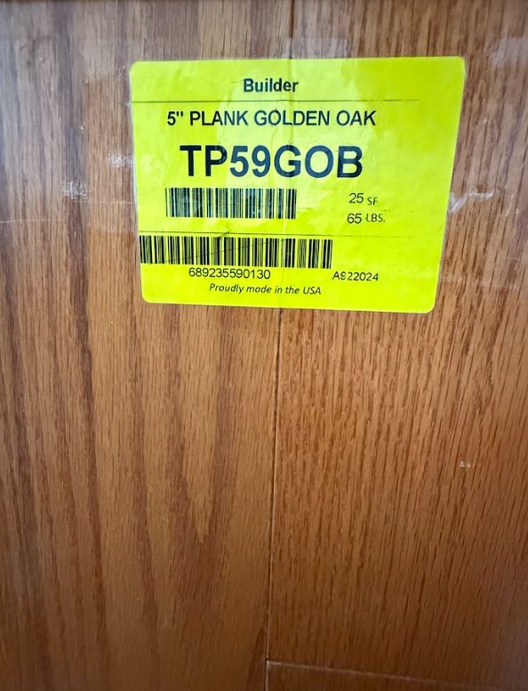 5" Golden Oak TP59GOB (25 SF)
