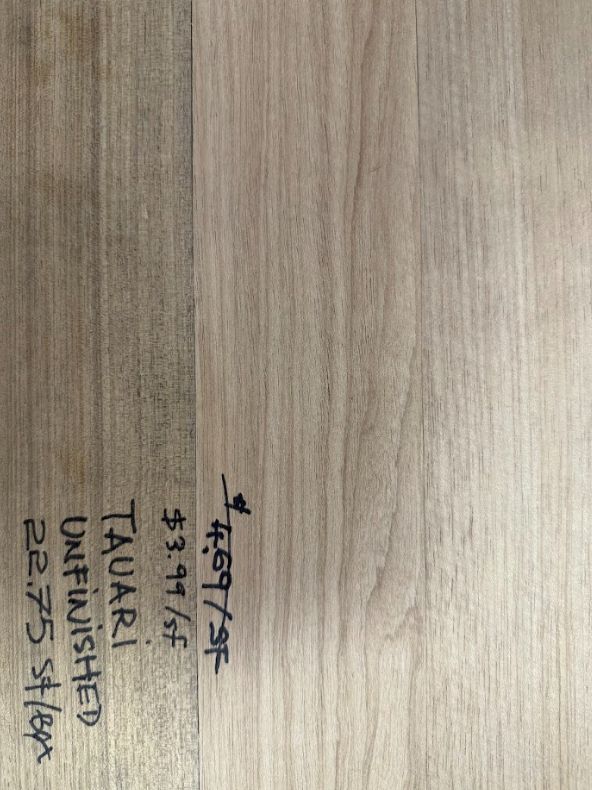 Tauari Unfinished (22.75 SF)