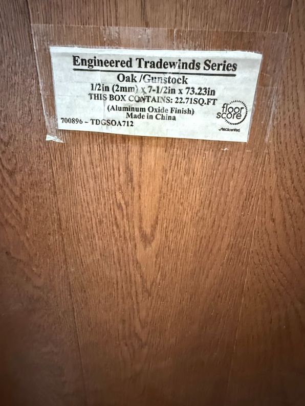 Engineered Oak Gunstock (22.71 SF)