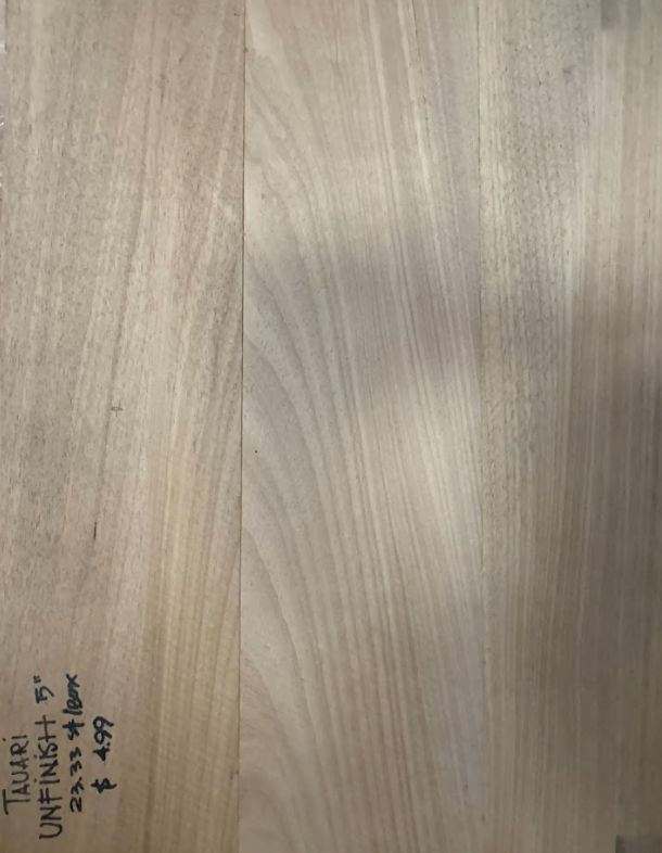 Tauari Unfinished 5" (23.33 SF)