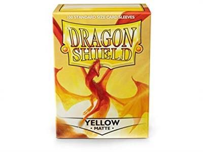 Dragon Shield Sleeves Matte - Yellow