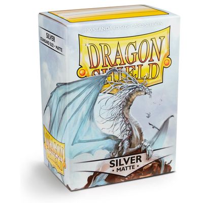 Dragon Shield Sleeves Matte - Silver
