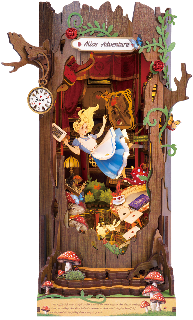 Robotime Book Nook Alice Adventure
