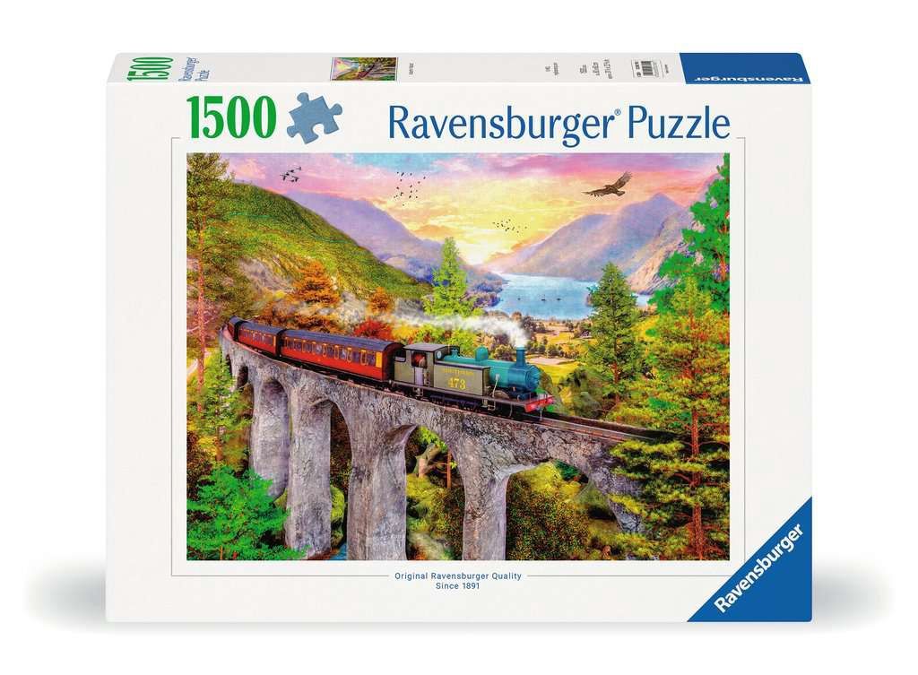 Trein in de herfst