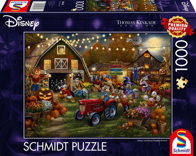 Mickey en Minnie Pumpkin Festival Puzzel - 1000 Stukjes