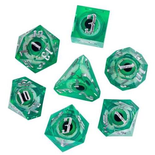 Dice-Set Eye Liquid Green