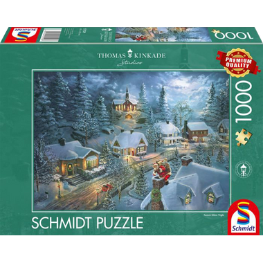 Santa's Silent Night - 1000 stukjes