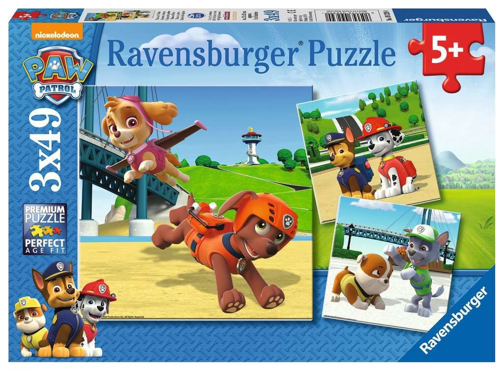 Paw Patrol Team op 4 poten - 3x49 Stukjes
