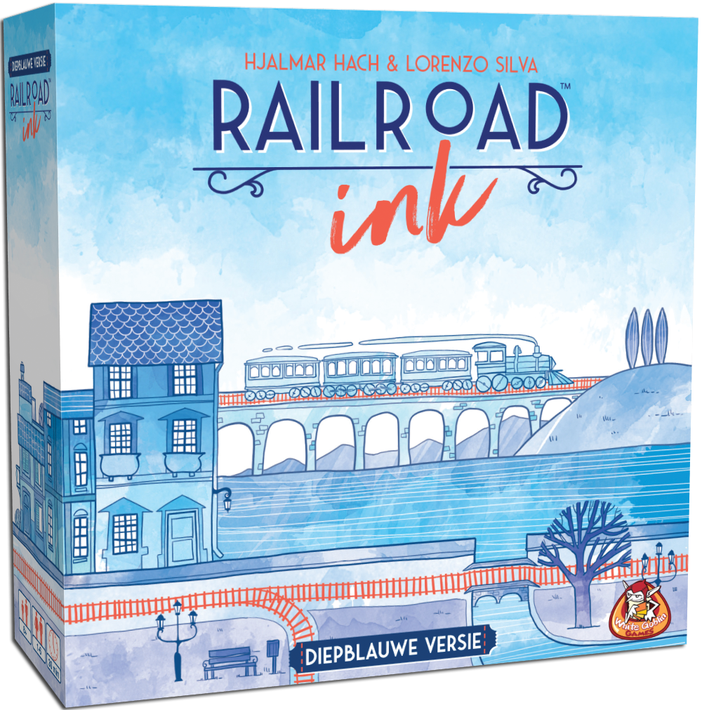 Railroad Ink: Diepblauwe versie Railroad Ink: Diepblauwe versie