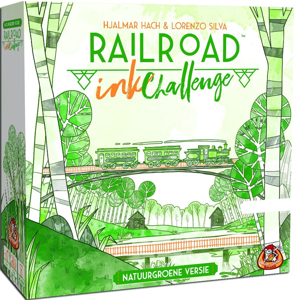 Railroad Ink: Natuurgroene versie Railroad Ink: Natuurgroene versie