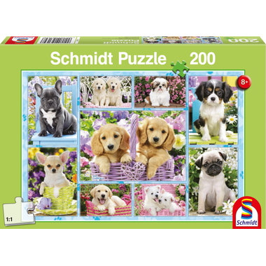 Puppies Puizzel - 200 stukjes