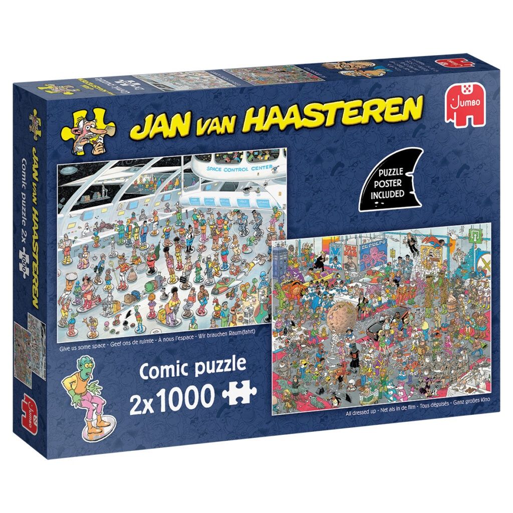 Geef ons de ruimte & Net als in de film – Jan van Haasteren (2×1000) Geef ons de ruimte & Net als in de film – Jan van Haasteren (2×1000)