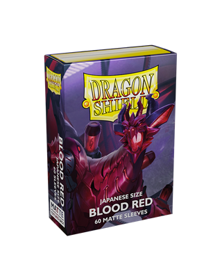 Dragon Shield Japanese Sleeves Matte - Blood Red