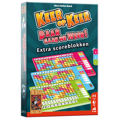 Scoreblokken Keer op Keer drie stuks Level 5, 6 en 7