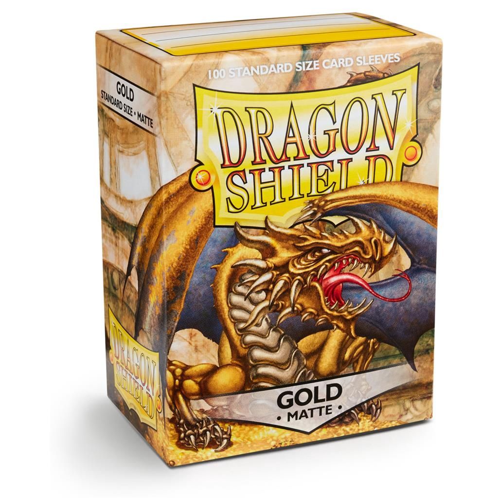Dragon Shield Sleeves Matte - Gold Dragon Shield Sleeves Matte - Gold