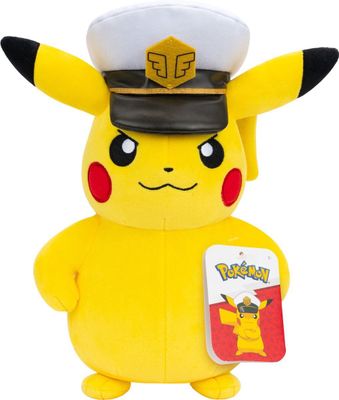 Plush Captain Pikachu (20 cm)