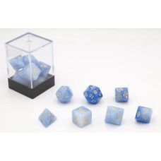 Dice Set Stardust Single Blauw