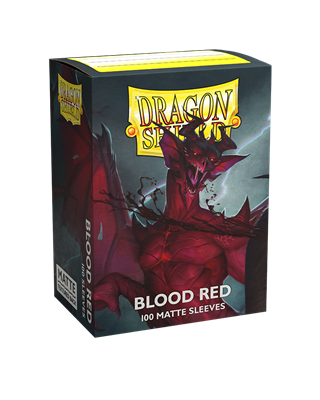 Dragon Shield Sleeves Matte - Blood Red