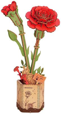 Robotime Red Carnation