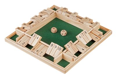 Shut the Box 10 (1-4 Spelers)