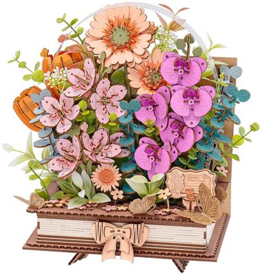 Robotime Wooden Blooming Book