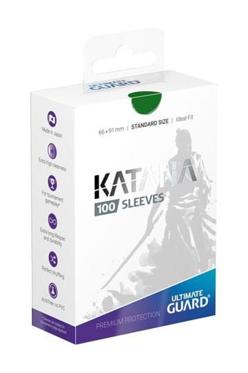 Ultimate Guard Katana Sleeves Matte - Verschillende kleuren Ultimate Guard Katana Sleeves Matte - Verschillende kleuren, Kleur: Green