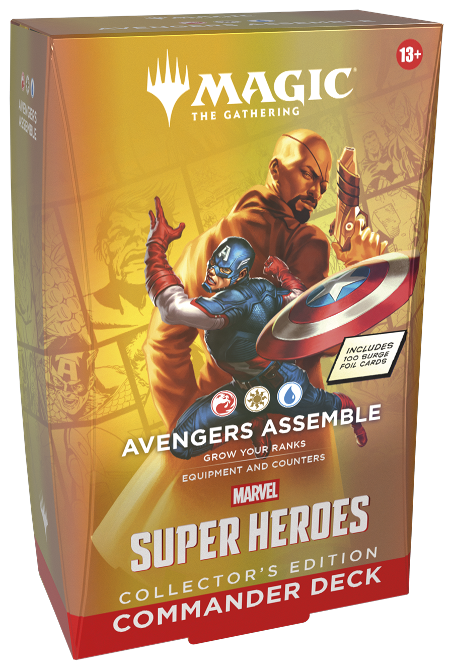 Magic the Gathering Marvels Super Heroes Collector Commander Deck - Verschillende Varianten Magic the Gathering Marvels Super Heroes Collector Commander Deck - Verschillende Varianten, Deck: Avengers Assemble