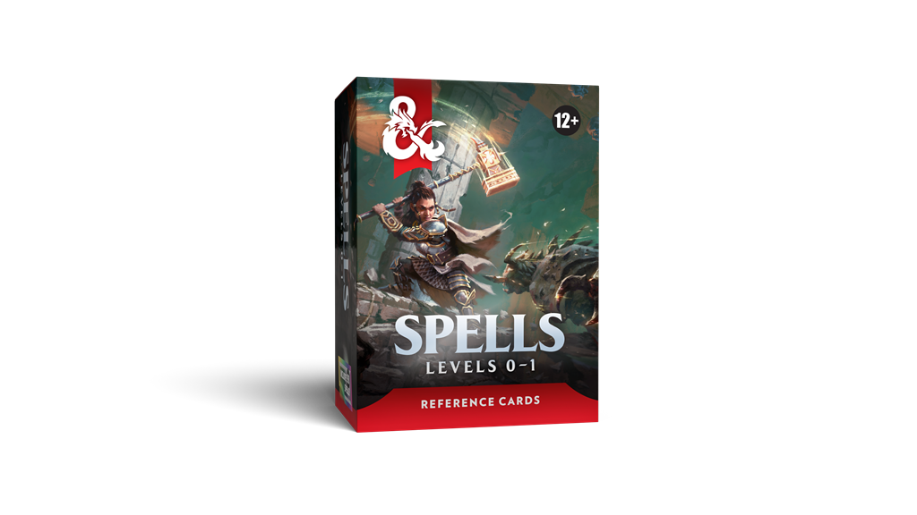 Dungeons and Dragons Reference Cards - Spells Levels 0-1