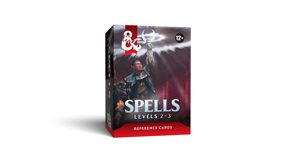 Dungeons and Dragons Reference Cards - Spells Levels 2-3