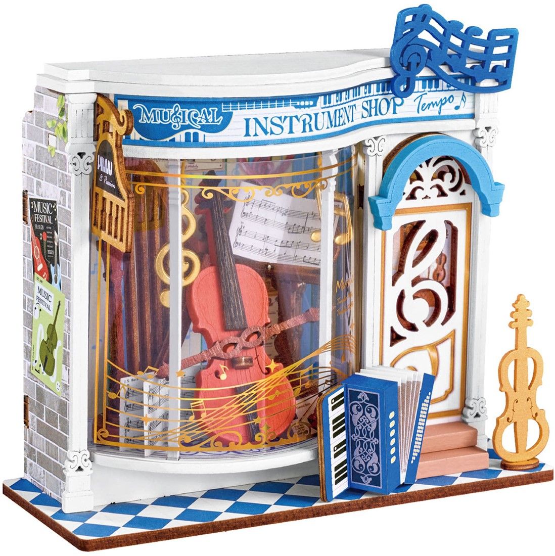 Robotime Melody Instrument Shop