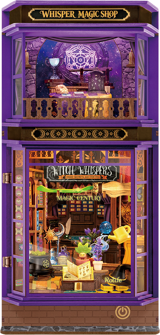 Rolife Book Nook Whisper Magic Shop