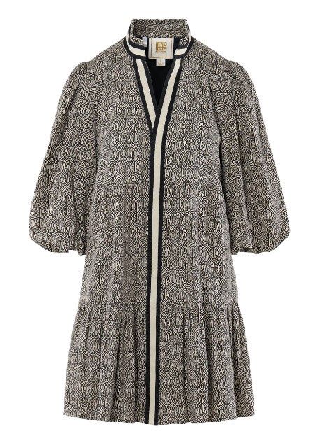 Sadie Dress, Colour: Black Tonal Monogram, Size: XS