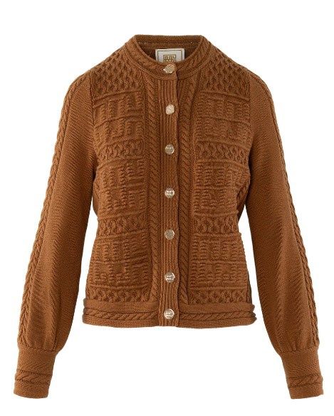 Chloe Cardigan, Colour: Brown Sugar, Size: Small