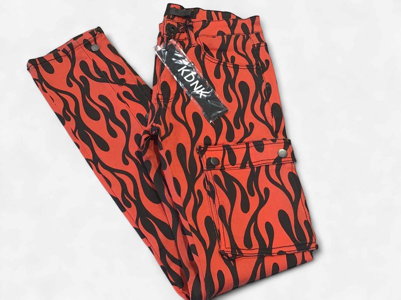 KDNK - Stacked Jean (Red Flame)