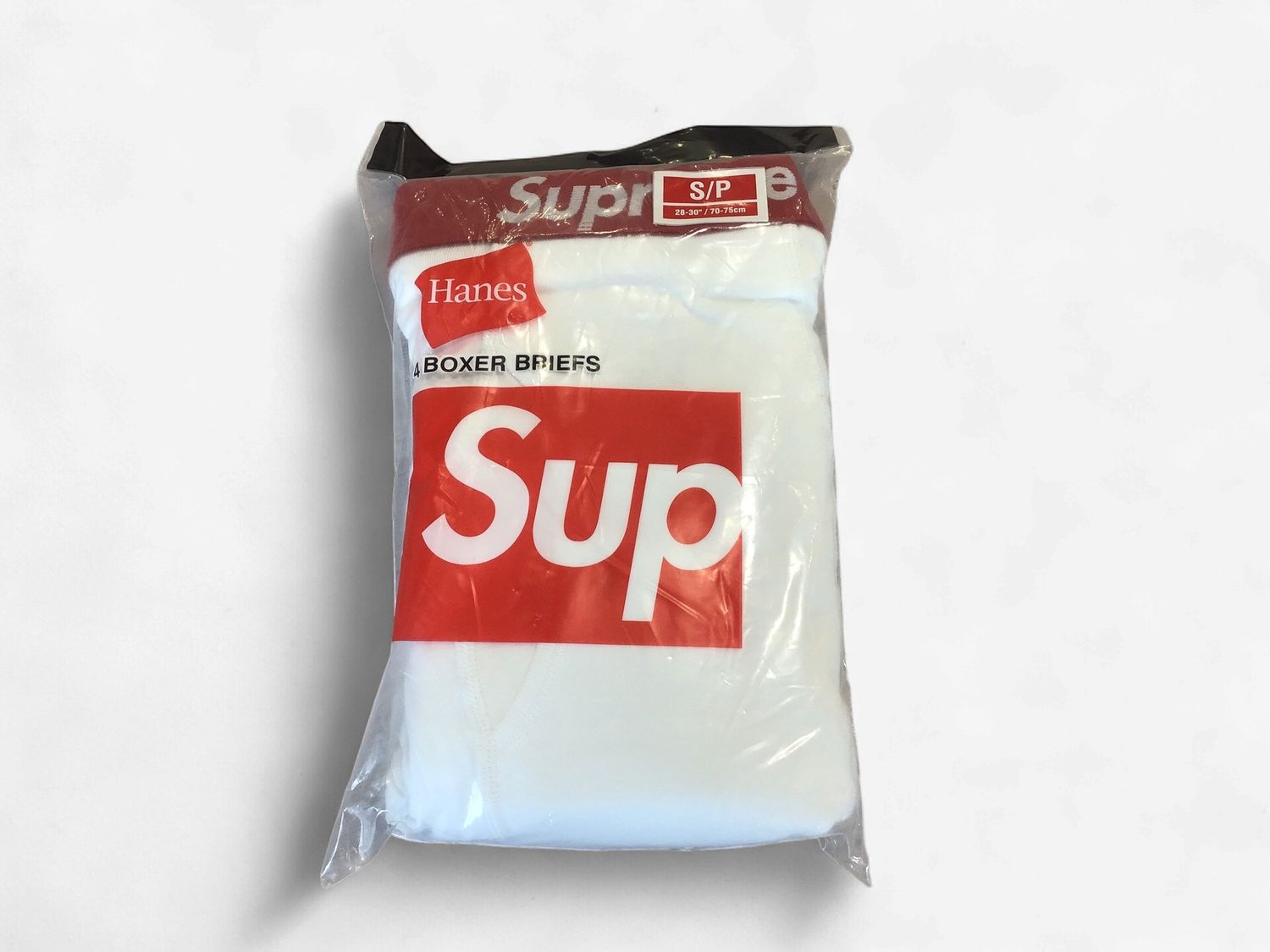 Supreme Hanes, Color: White, Size: S