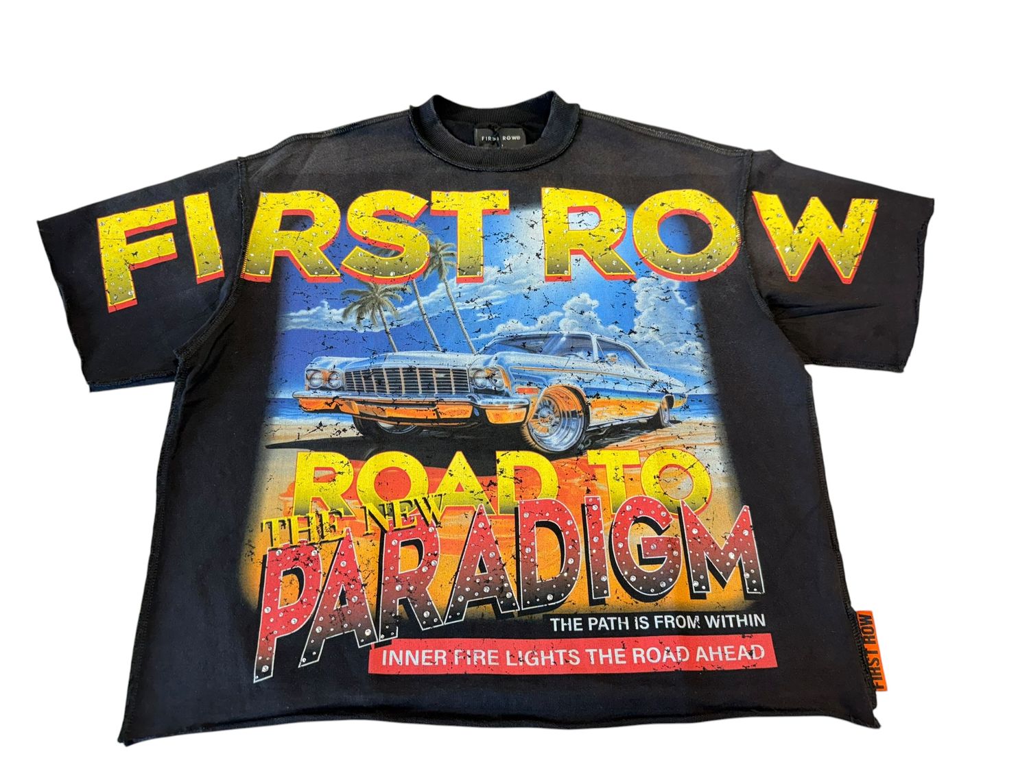 DRIVING HIGH TEE, Color: Black, Size: S