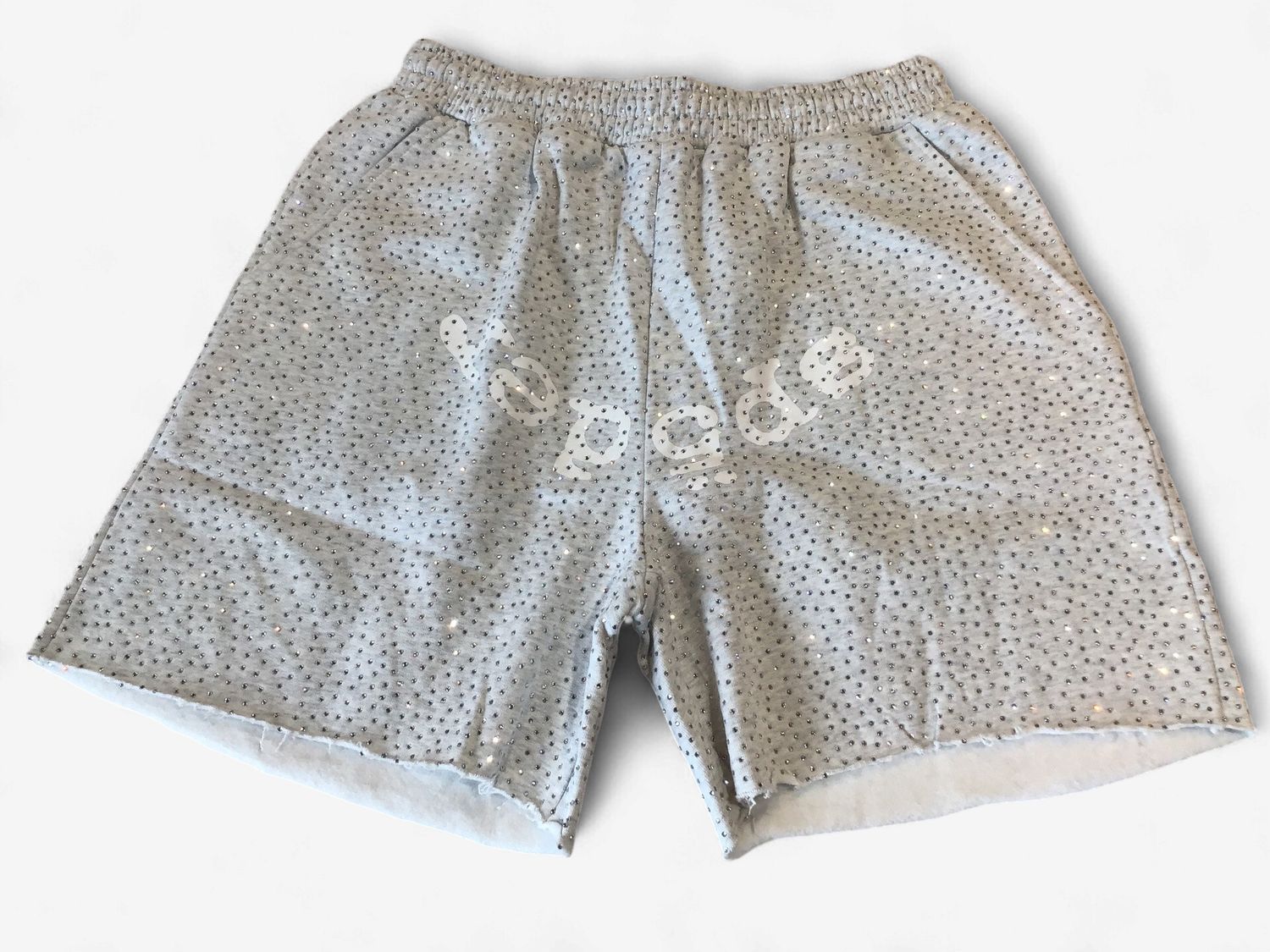 SP5DER VVS SHORTS, Color: Grey, Size: S