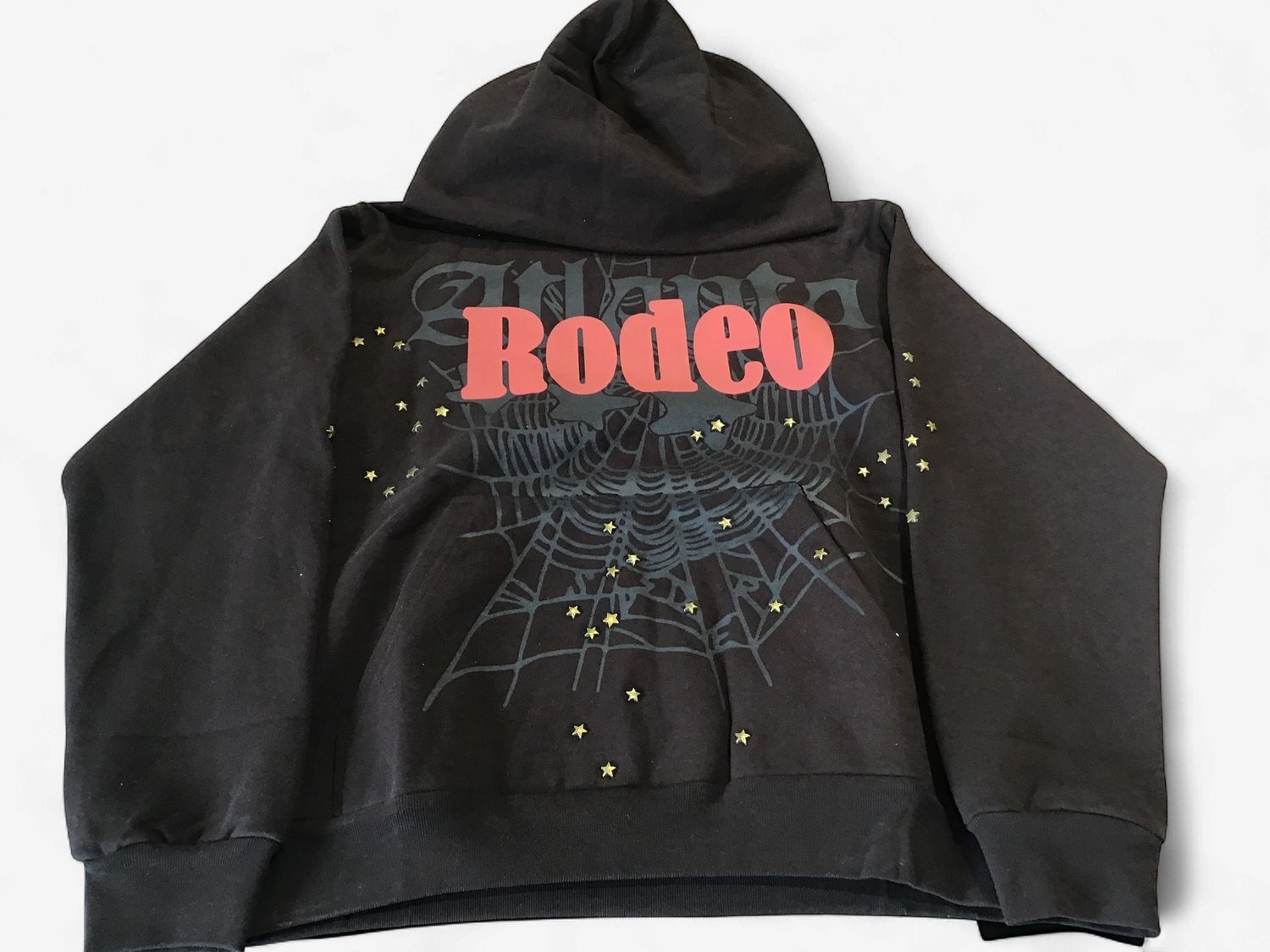 SP5DER RODEO HOODIE, Color: Brown, Size: S