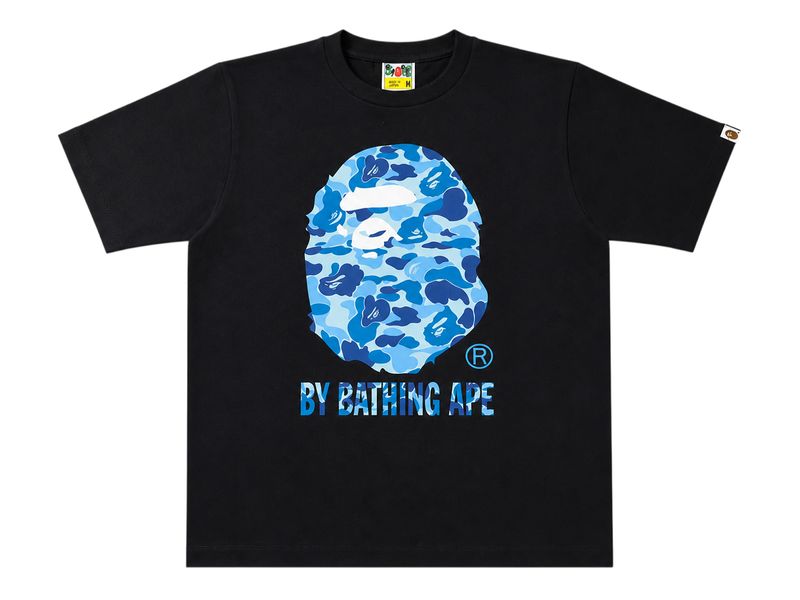 BAPE BLACK BLUE HEAD TEE