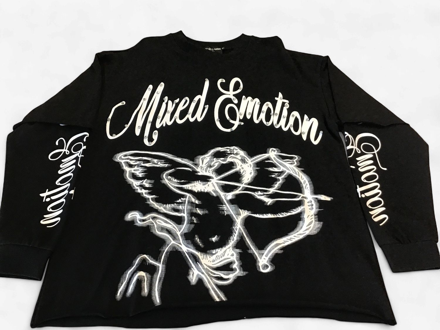 Mix Emotions- Studded Long Sleeve, Shirt Size: S