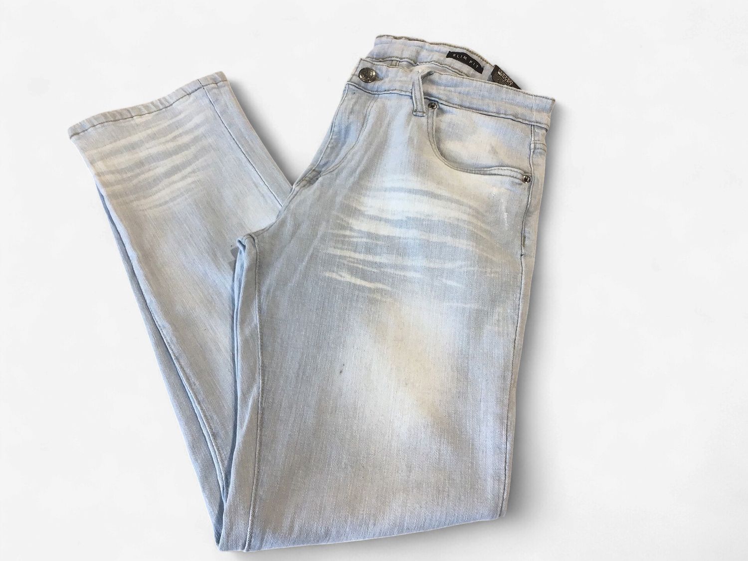 Slim Fit Jeans- Ice Blue, Pants/Length size: 30/30