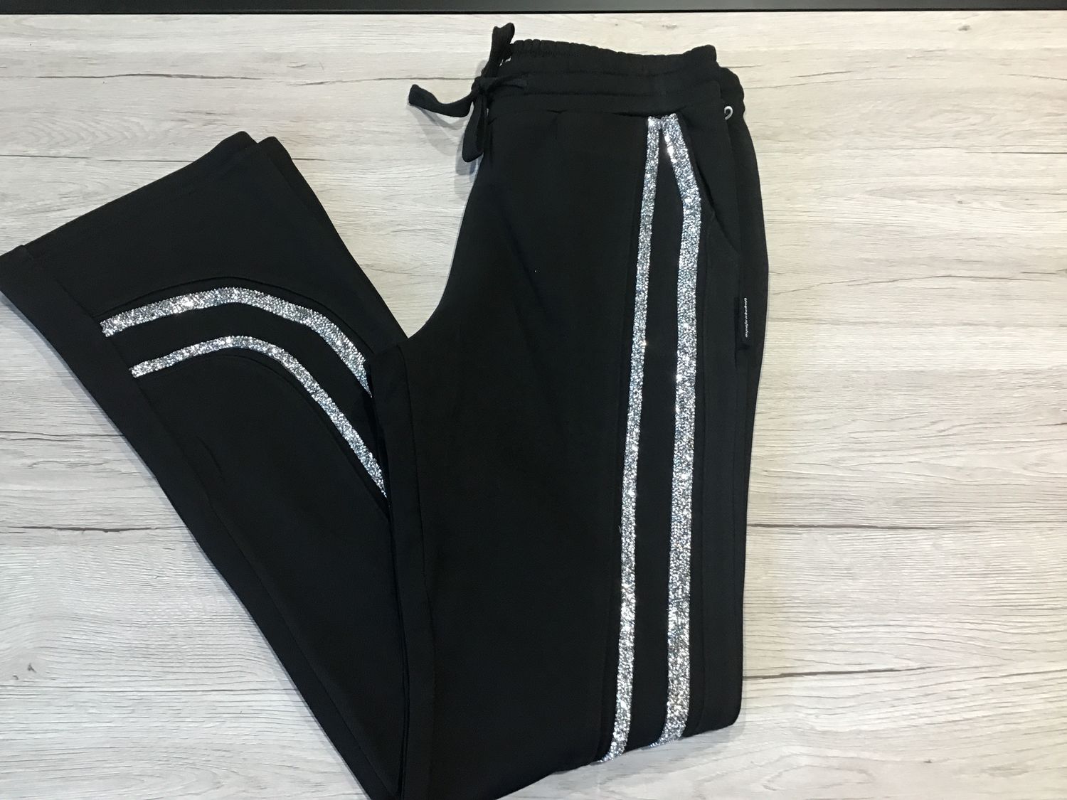 Voyage Studio- Rhinestone Sweatpants, Size: S