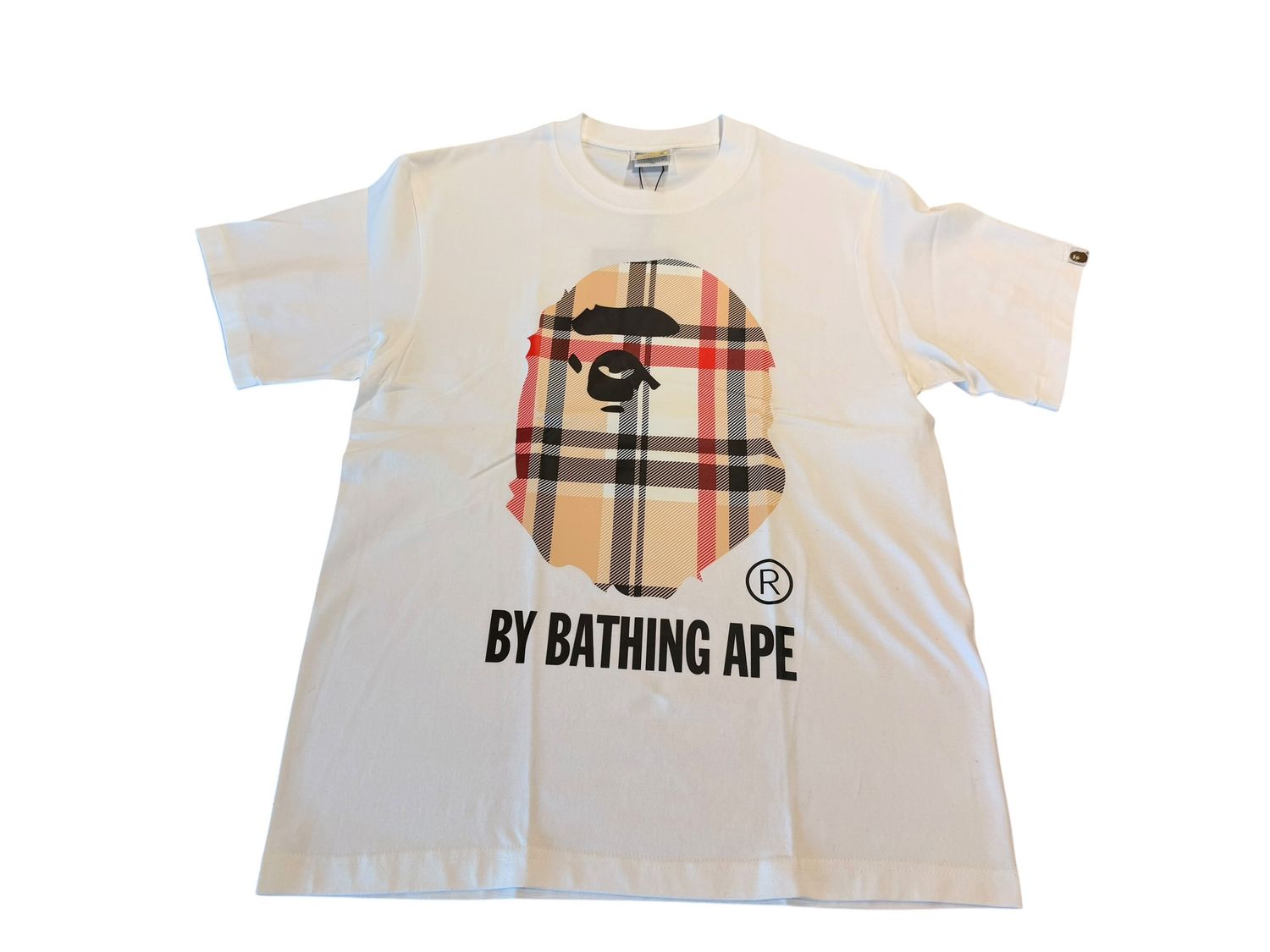 BAPE Check Tee, Shirt Size: S