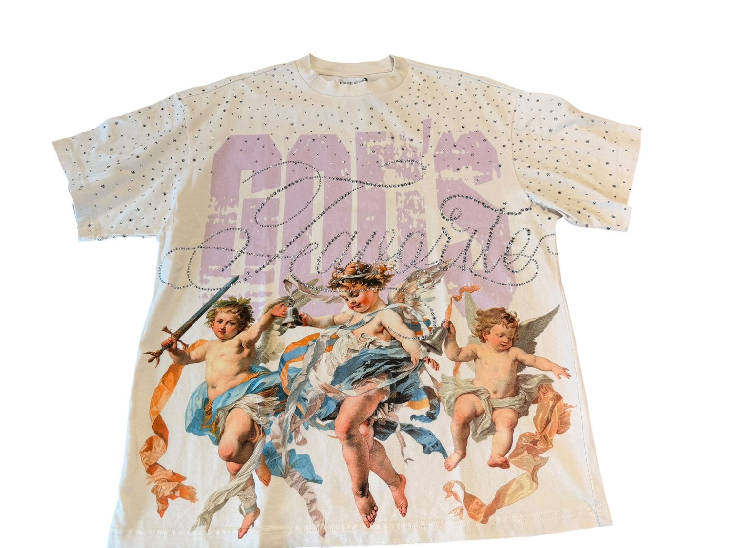 God's Favorite Divine Baby Angel Tee, Size: S