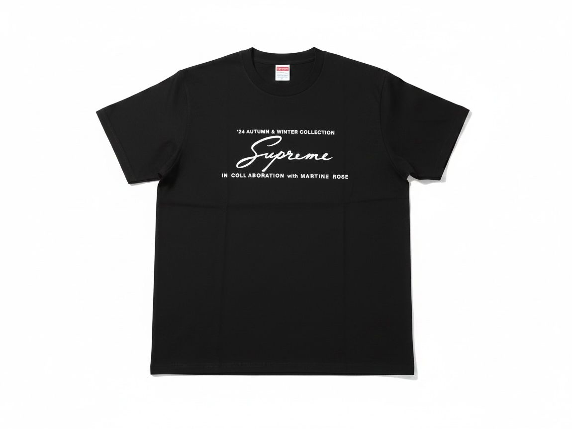 Supreme Martine Rose Tee, Color: Black, Size: S