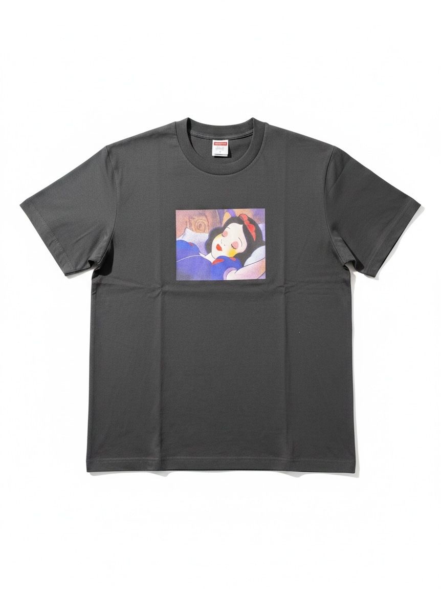 Supreme Snow White Tee, Color: Black, Size: S