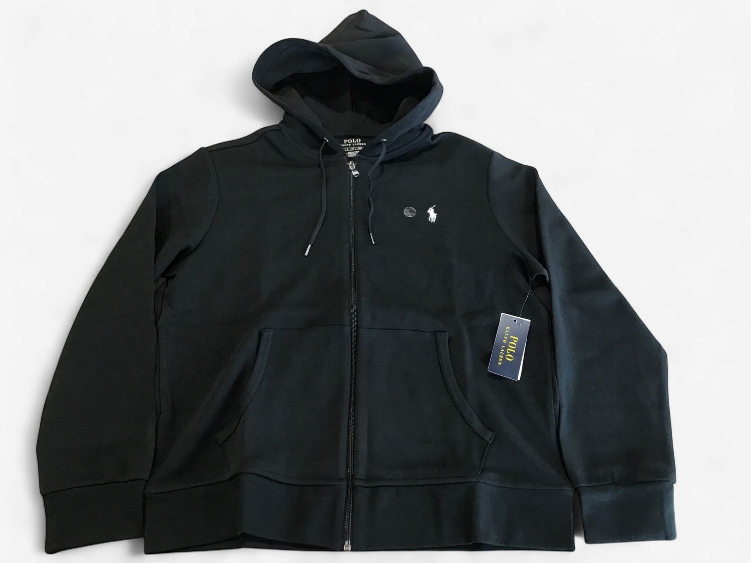 Polo Ralph Lauren Zip-Up, Color: Black, Size: S