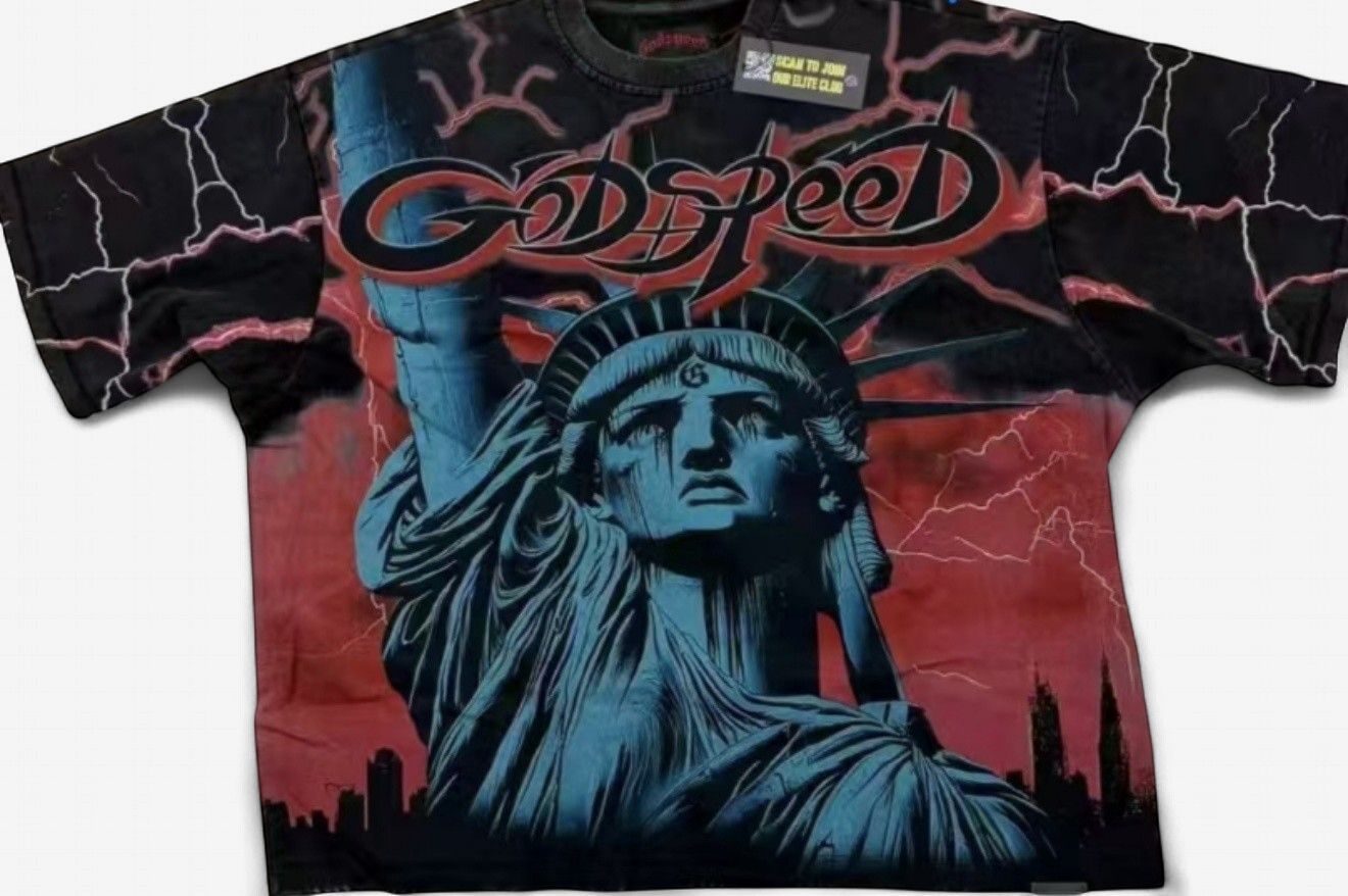Liberty Lightning Tee, Shirt Size: S