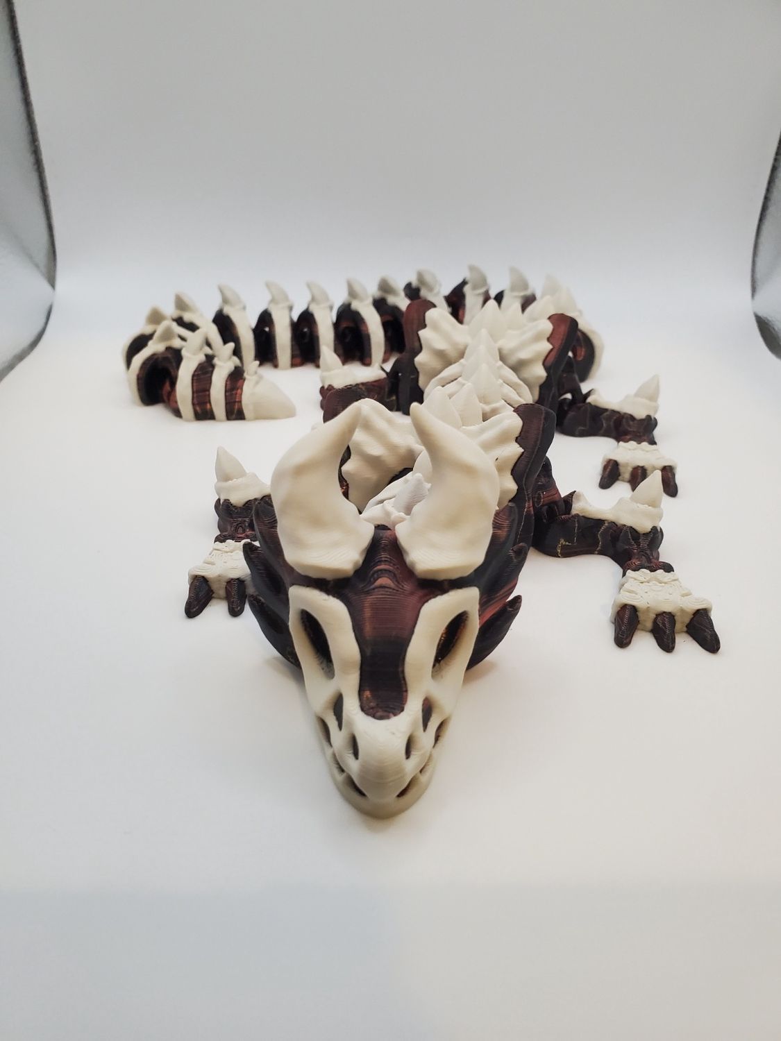 Skeleton Dragon, Colour: Bone White &amp; Velvet Eclipse