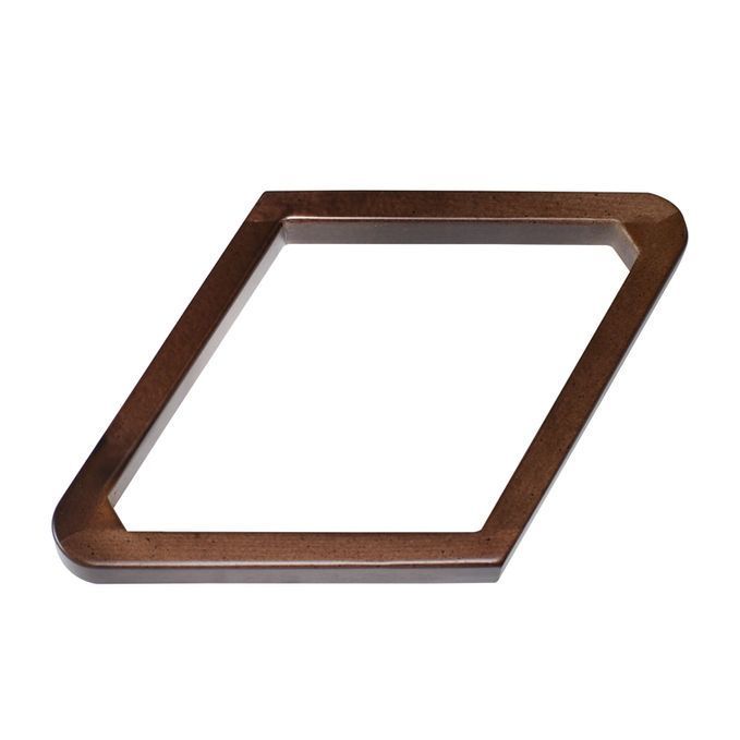 Bull Nose Wood 9-Ball Rack in Whiskey